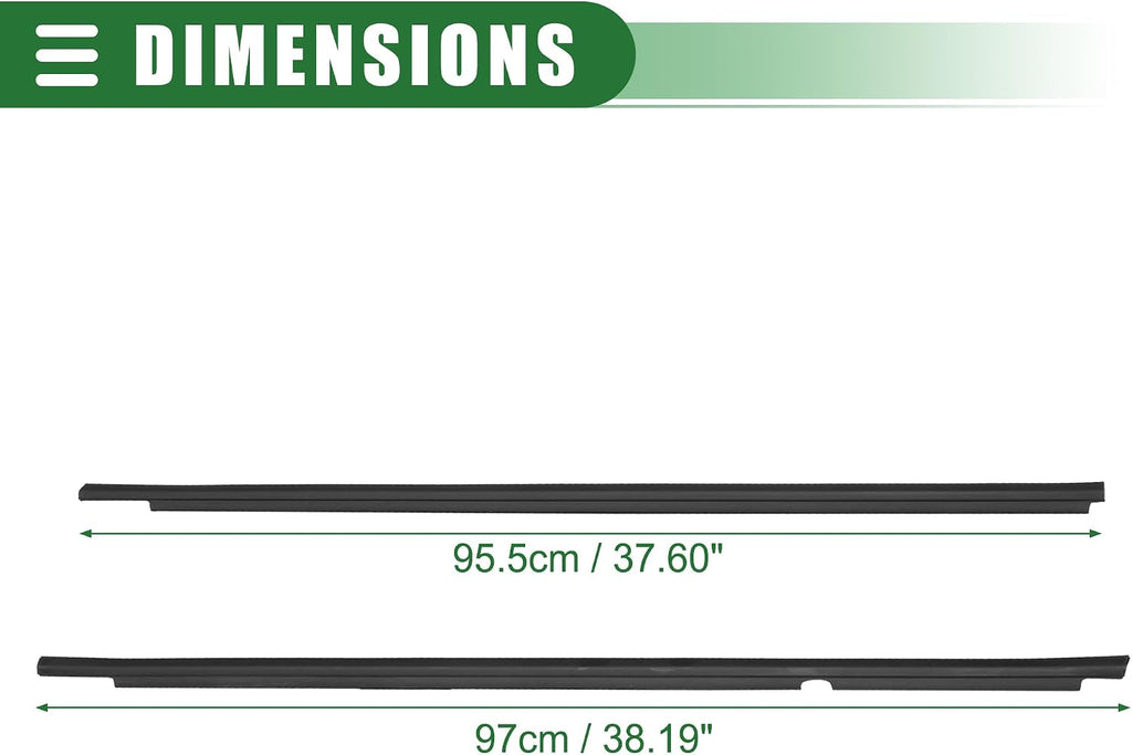 Window Weatherstrip Toyota Corolla Replacement 7572002210 7572002260 Motoforti