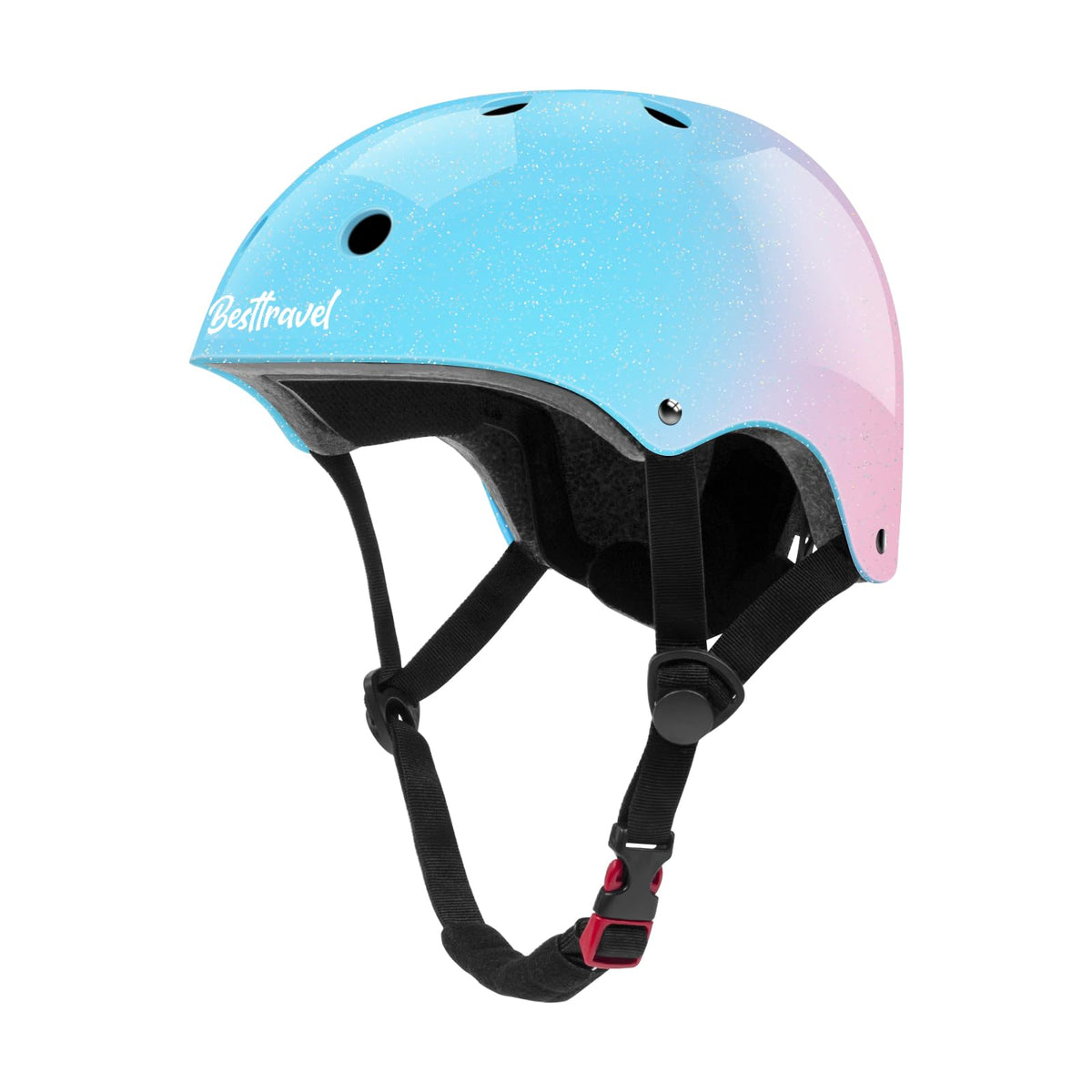 Besttravel Kids Helmet, Toddler Helmet Adjustable Toddler Bike Helmet Ages 3-8 Years Old Boys Girls Multi-Sports Safety