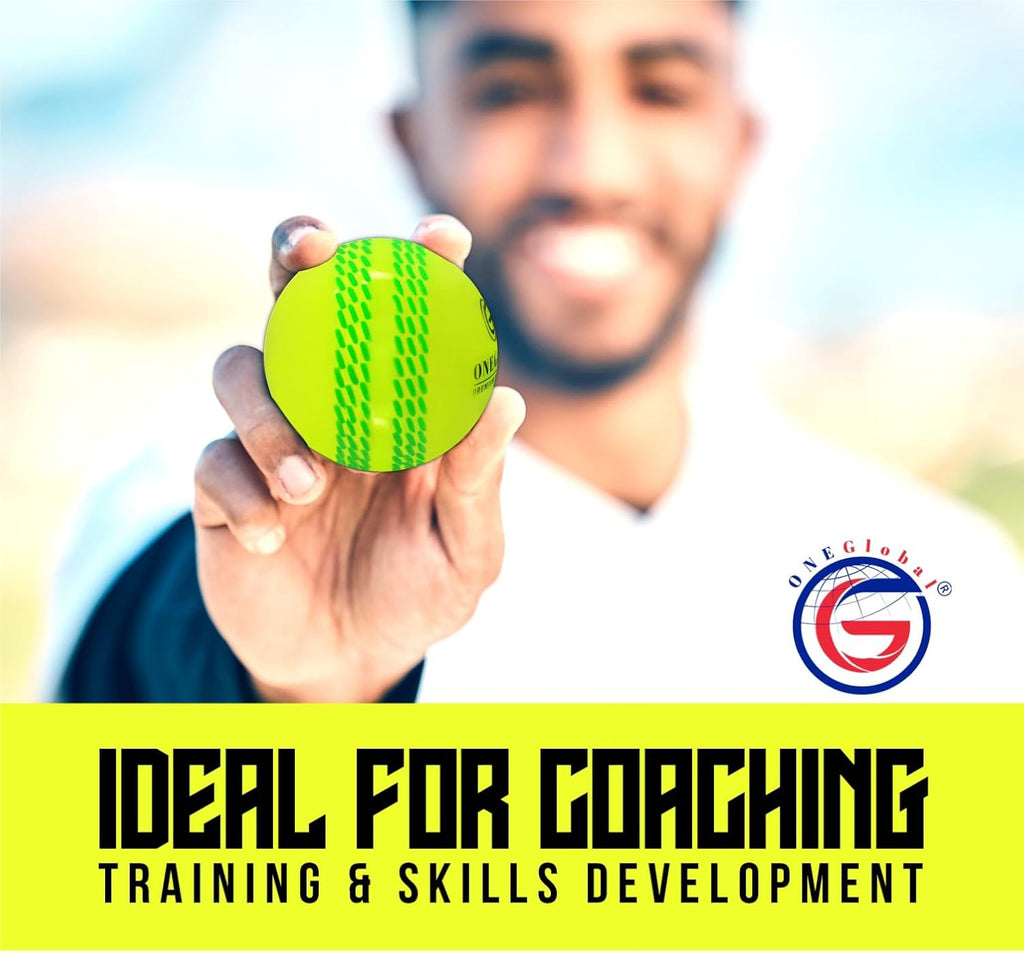 Premium Windball Soft Cricket Ball with Colour Seam | Wind Ball for Outdoor & Indoor Practice, Coaching, Garden & Beach Games