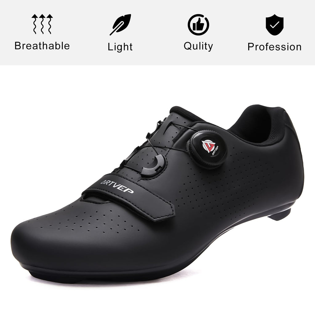 Women's Cycling Shoes for Men Road Bike Shoes Compatible with SPD and Delta Pedal Block Peloton Breathable Bicycle Shoes