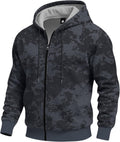 Men's Spring/Autumn Thin Long-Sleeved Pocket Tie-Dye Camouflage Zipper Hooded Sweatshirt Fashionable Casual Sports Tops