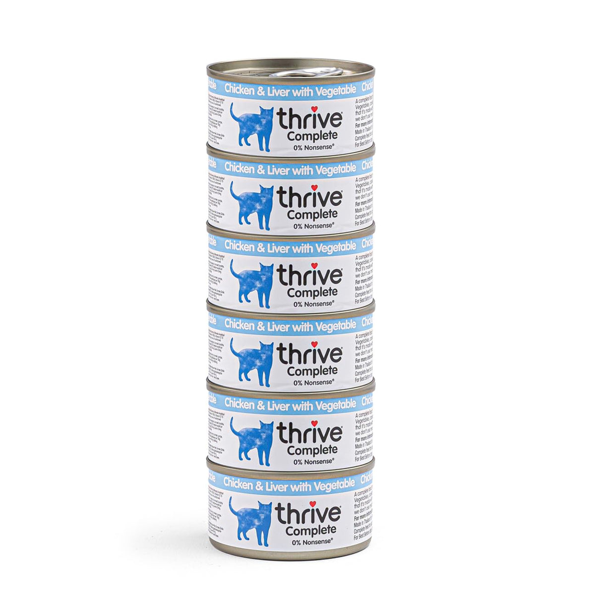 Thrive Complete Tuna with Salmon Wet Cat Food Cans – Adult & Senior – 6 x 75g