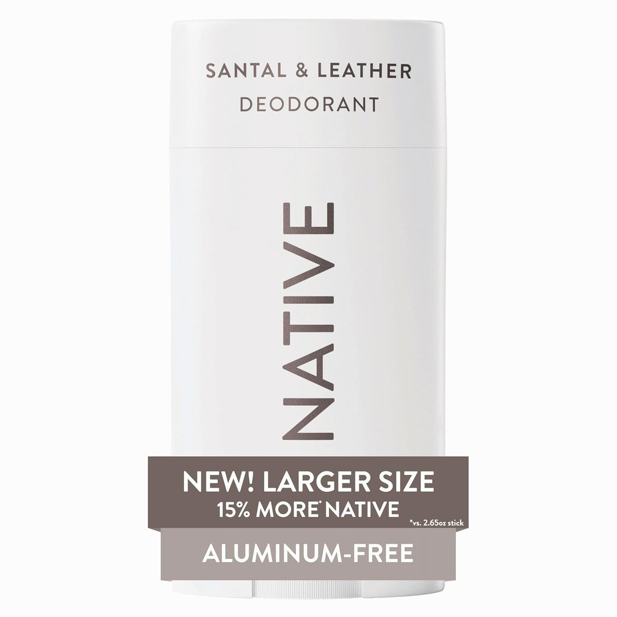 Native Aluminum-Free Deodorant for Women & Men, Coconut & Vanilla, 2.65oz