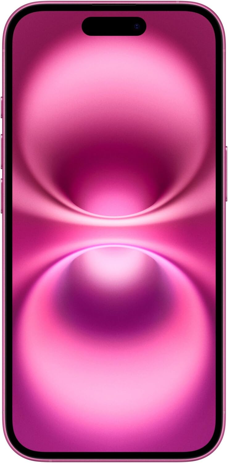Apple iPhone 16, 128GB, Black (Renewed)