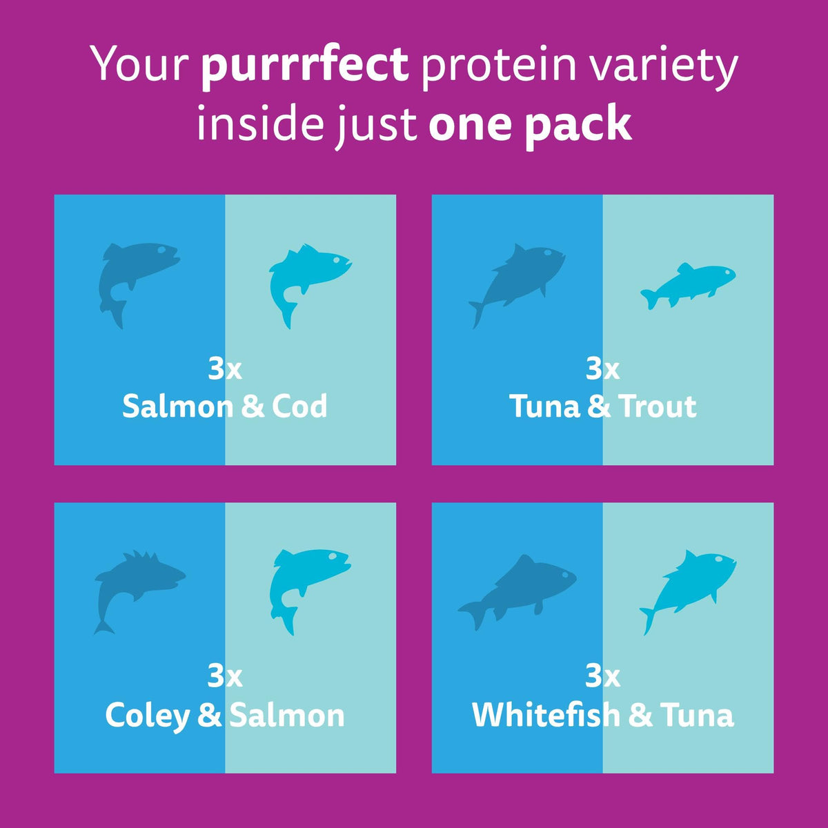 WHISKAS DUO Adult Wet Cat Food in Jelly 40x85g Surf & Turf