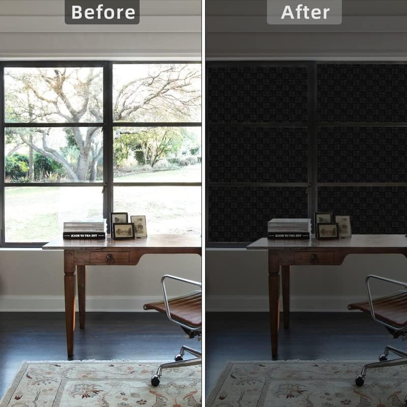 Frosted Window Film 90x300cm Privacy Static Cling Non Adhesive Anti UV