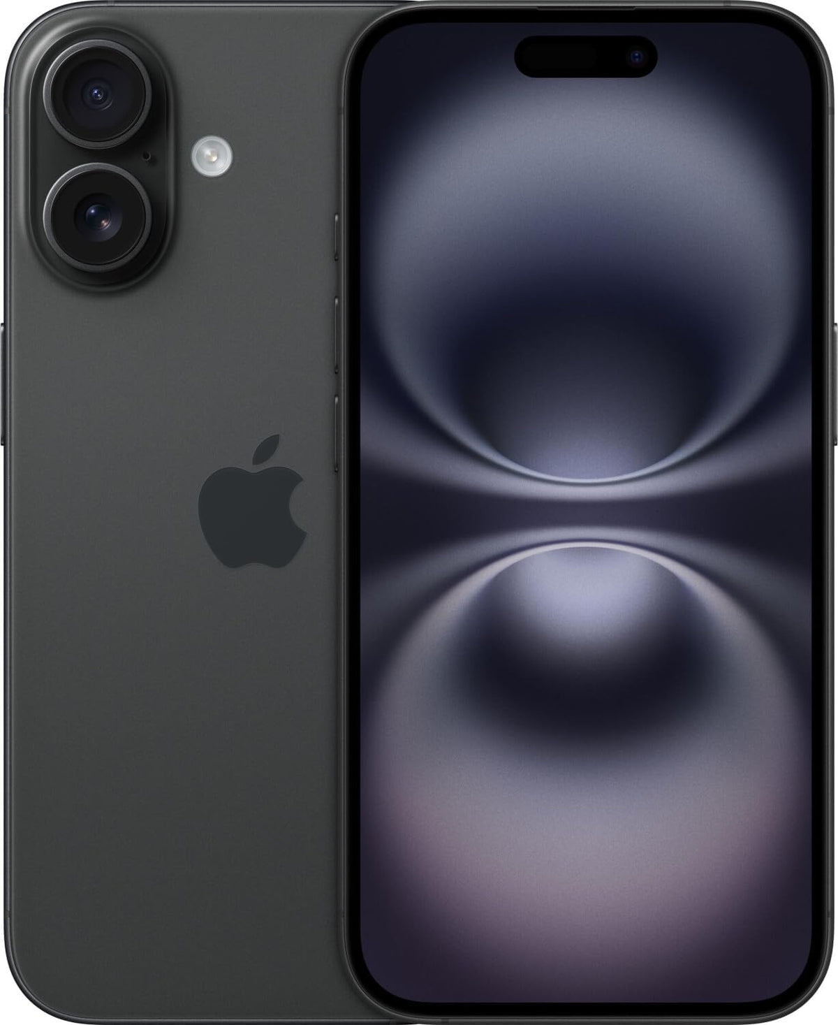 Apple iPhone 16, 128GB, Black (Renewed)
