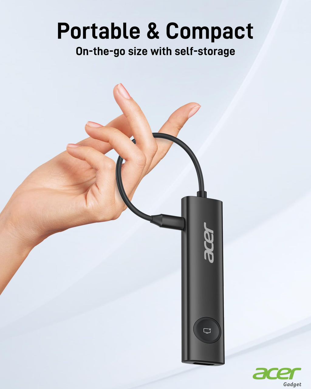 Acer 7IN1 USB C Hub, USB C to HDMI Adapter 4K@60Hz for Laptop, Mac