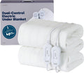 LIVIVO Electric Blanket King Size - Heated Underblanket for Bed - 165x137cm