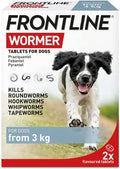 FRONTLINE WORMER - Worming Tablets for Dogs - 2 Tablets