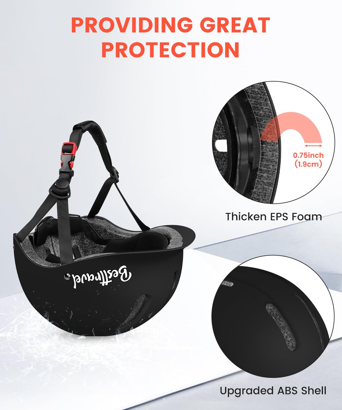 Besttravel Kids Helmet, Toddler Helmet Adjustable Toddler Bike Helmet Ages 3-8 Years Old Boys Girls Multi-Sports Safety