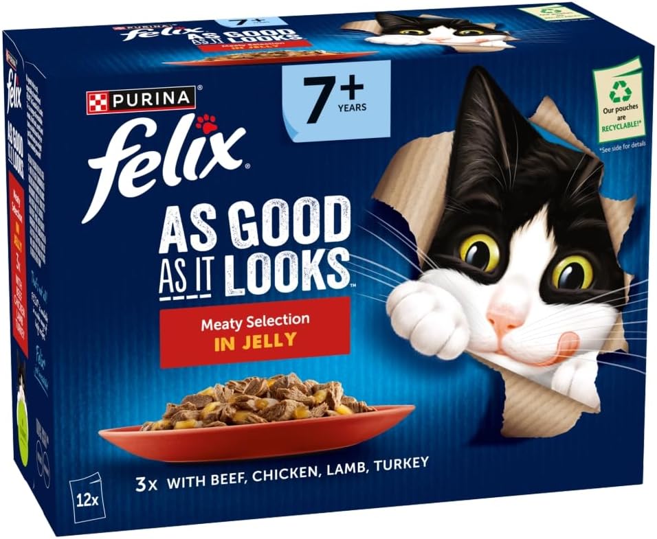 FELIX Doubly Delicious Countryside Selection in Jelly Wet Cat Food 40x85g