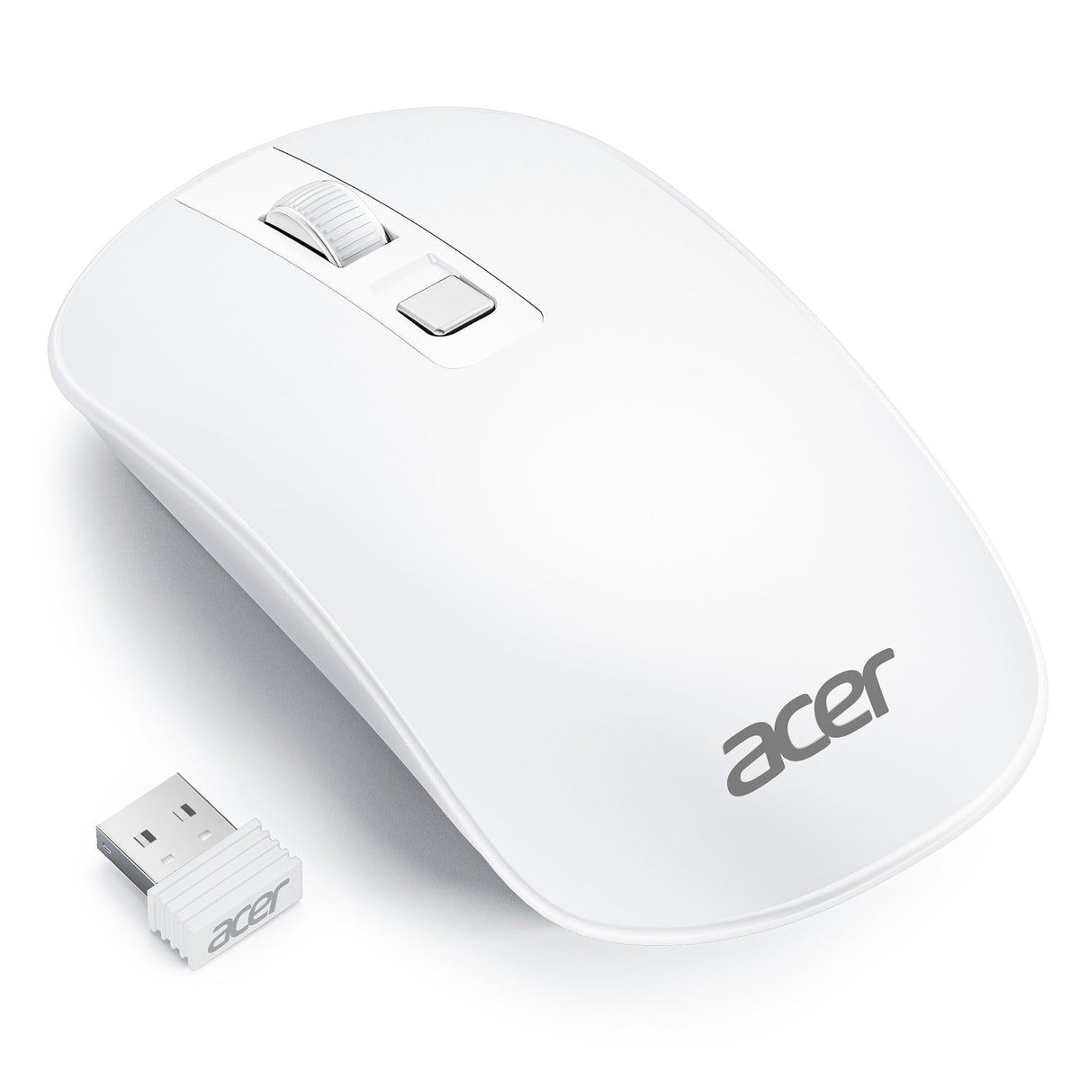Acer Wireless Mouse, Computer Mouse Wireless with 2.4GHz USB Receiver