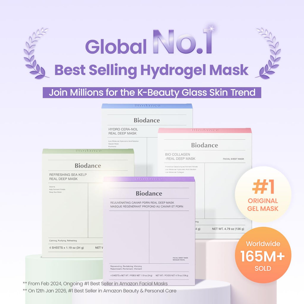 BIODANCE Bio-Collagen Real Deep Mask for Hydrating & Plumping (4ea)
