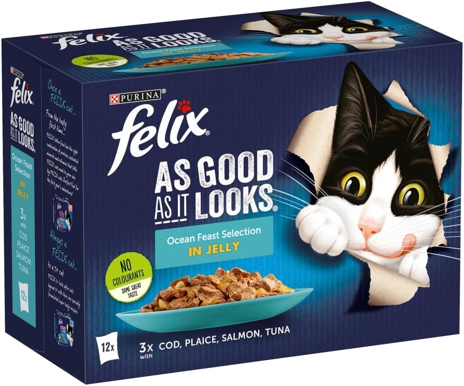 FELIX Doubly Delicious Countryside Selection in Jelly Wet Cat Food 40x85g