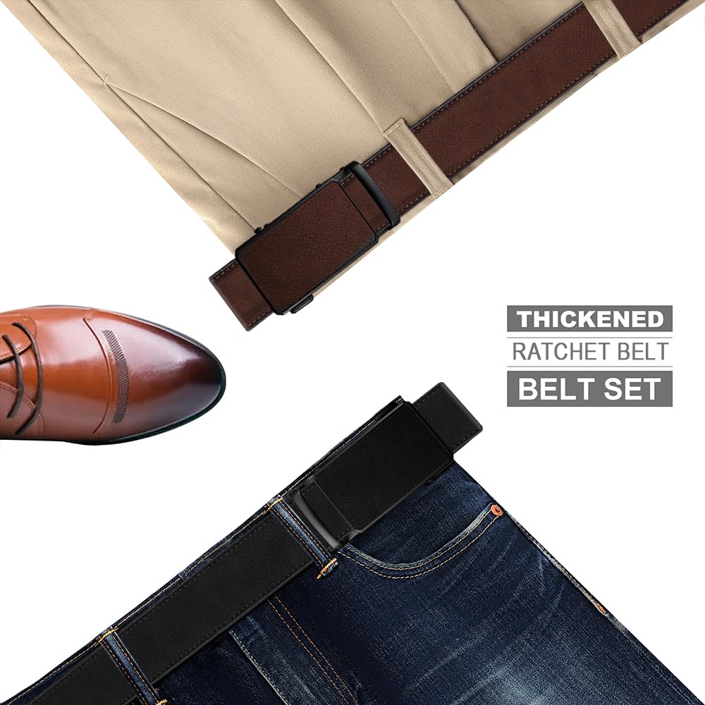 Belt Men,Ratchet Belt,Adjustable Design,Mens leather belt,Mens Belts Casual