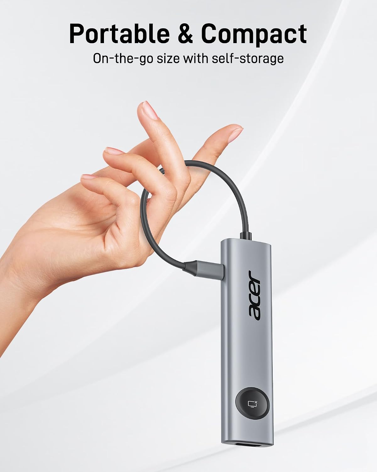Acer 7IN1 USB C Hub, USB C to HDMI Adapter 4K@60Hz for Laptop, Mac