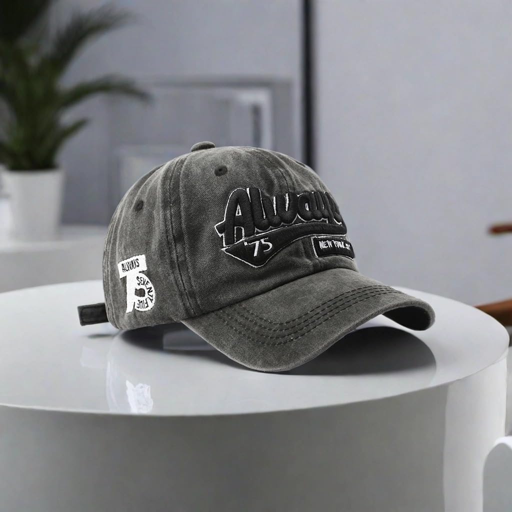 Vintage Baseball Cap New York City Retro Frayed Edge Sunhat Fashion Embroidery Summer Outdoor Cap Unisex