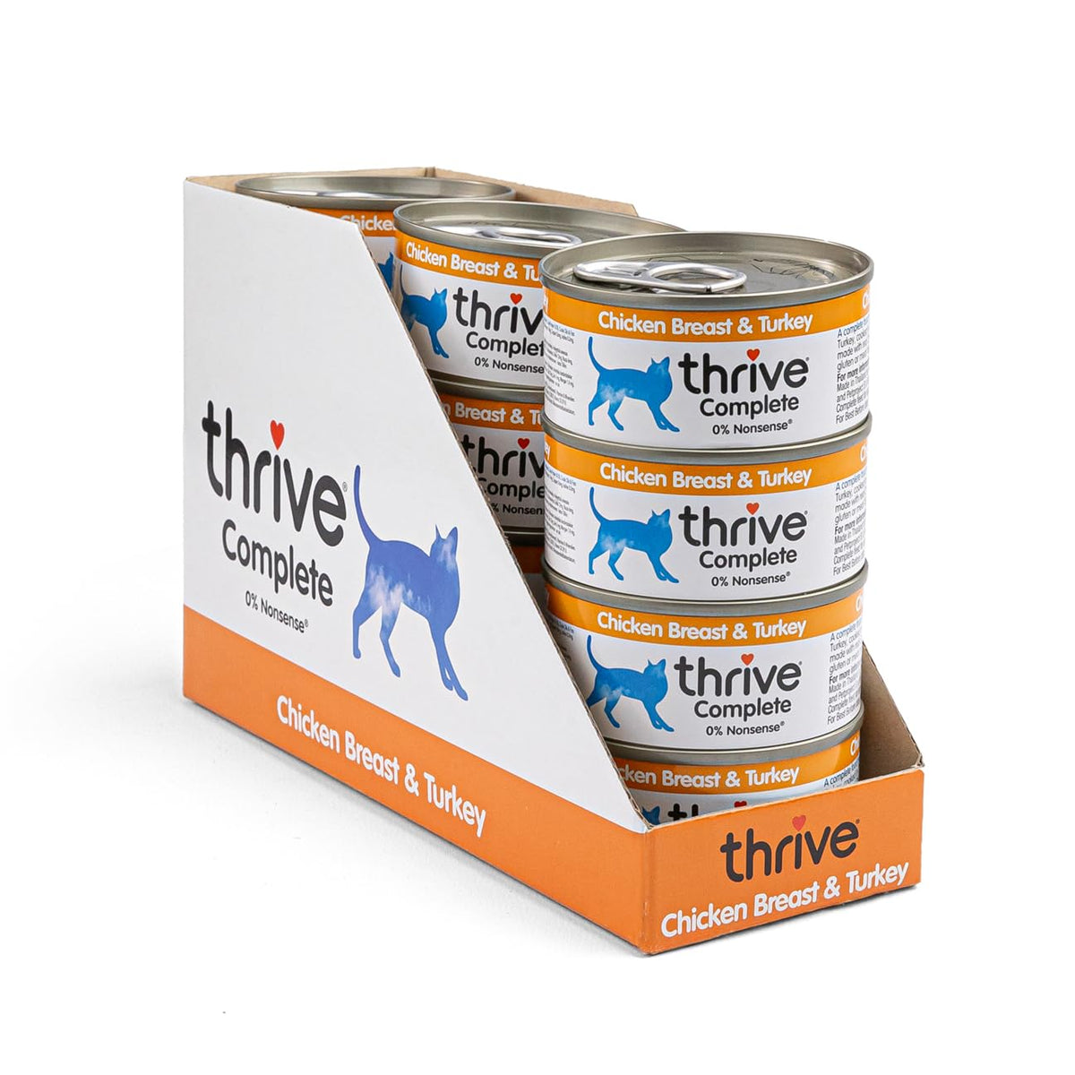 Thrive Complete Tuna with Salmon Wet Cat Food Cans – Adult & Senior – 6 x 75g