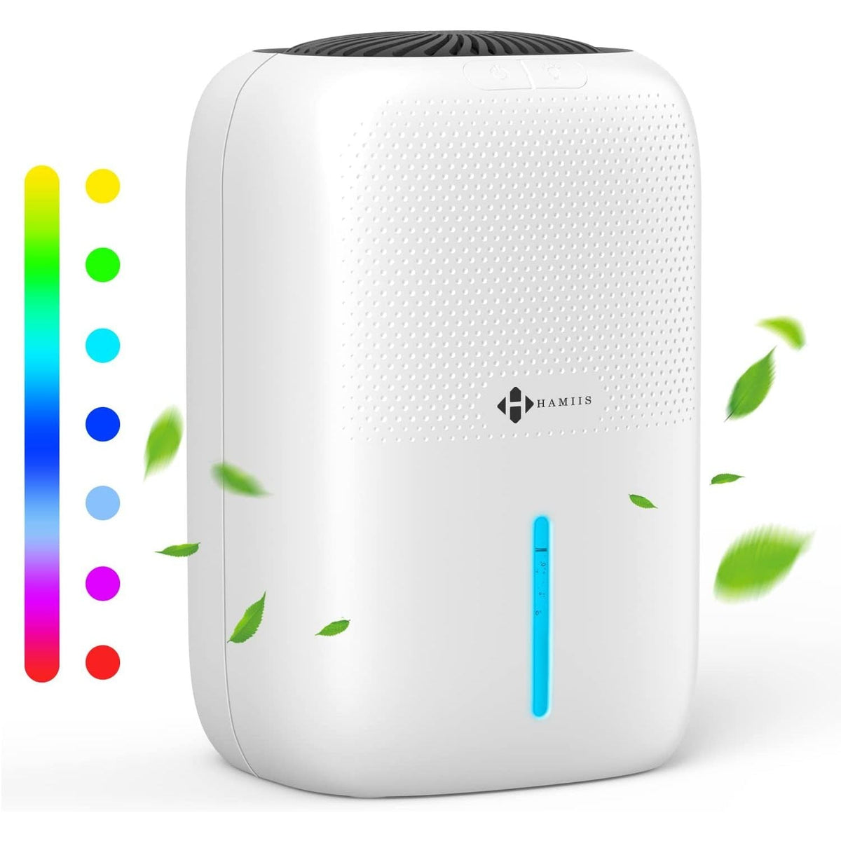Dehumidifier 1000ml Auto Shut Off 7 Colour Night Light Home Moisture Absorber