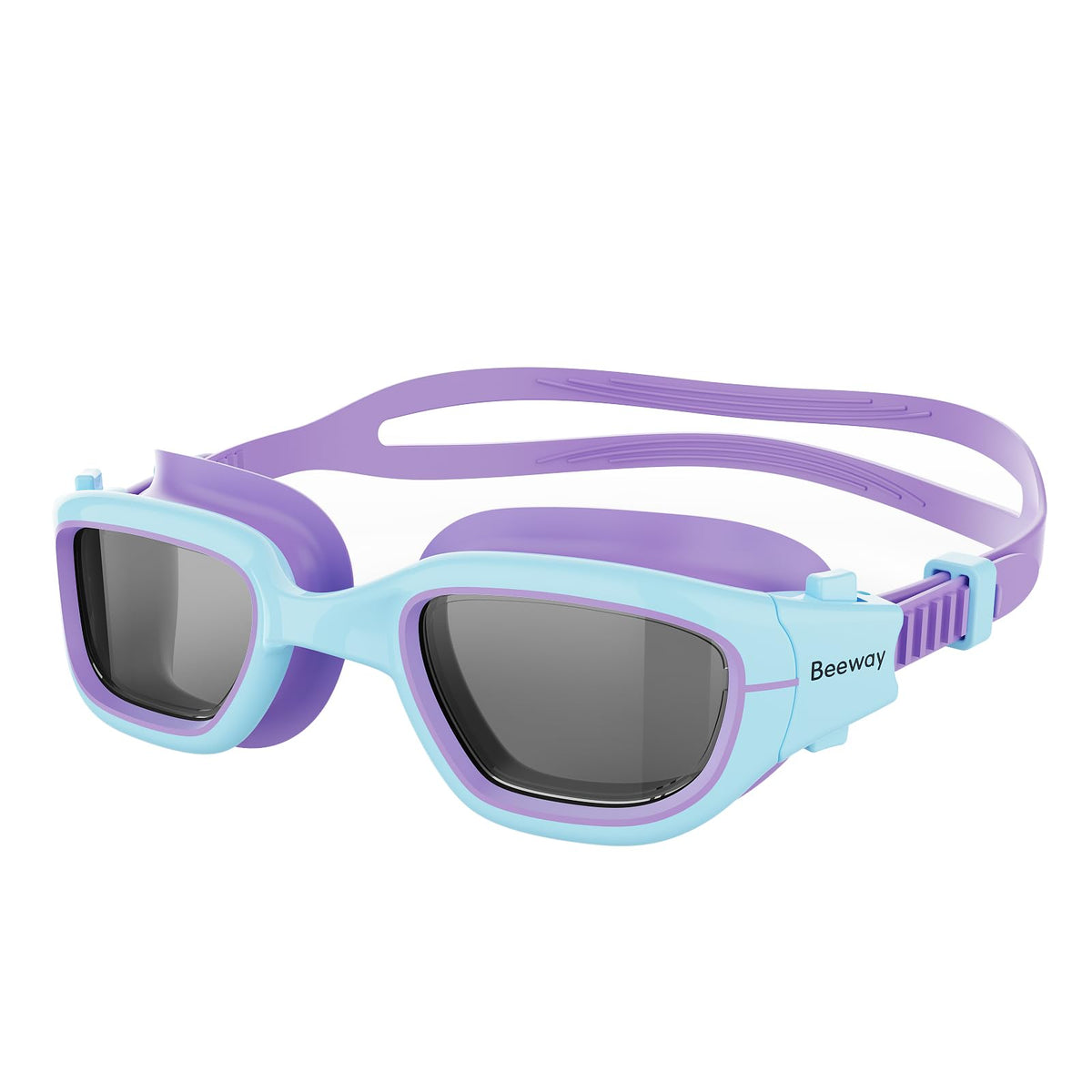 BEEWAY Kids Swimming Goggles for Boys Girls Age 6-14 Anti Fog & Leak Proof