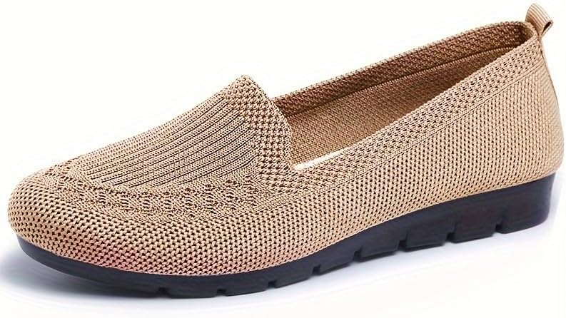 [Casual Women's Sneakers] Sneakers, Casual Shoes Women's Summer Mesh Breathable Flat Shoes Ladies Comfort Light Women Slip on Loafers