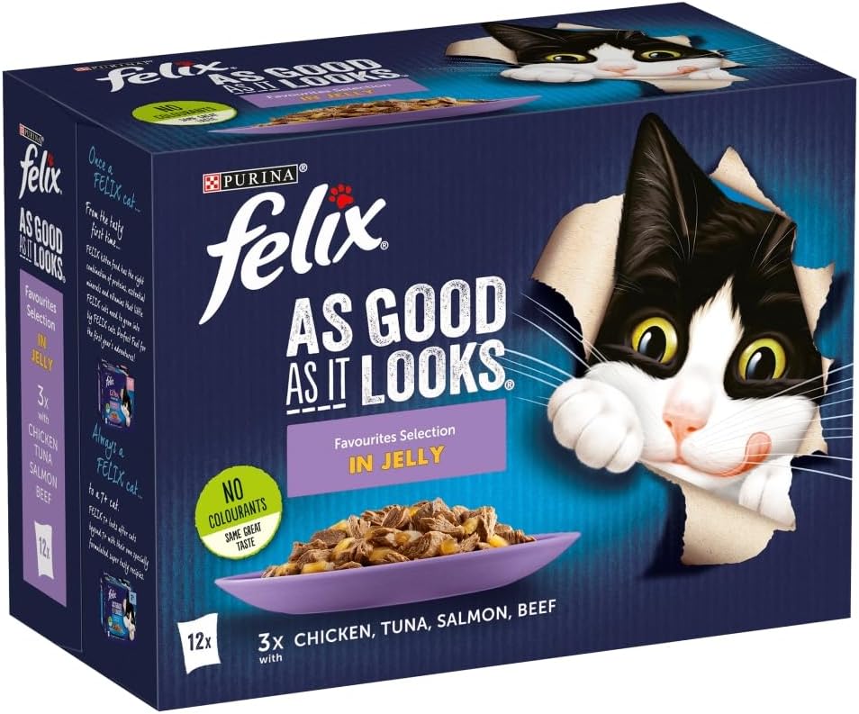 FELIX Doubly Delicious Countryside Selection in Jelly Wet Cat Food 40x85g