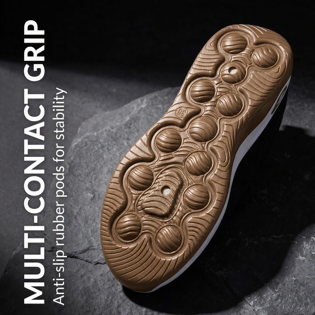Women's Walking Shoes Comfortable Orthopedic Diabetic Shoes Soft Breathable Knitted Flats Arch Support for Indoor Outdoor