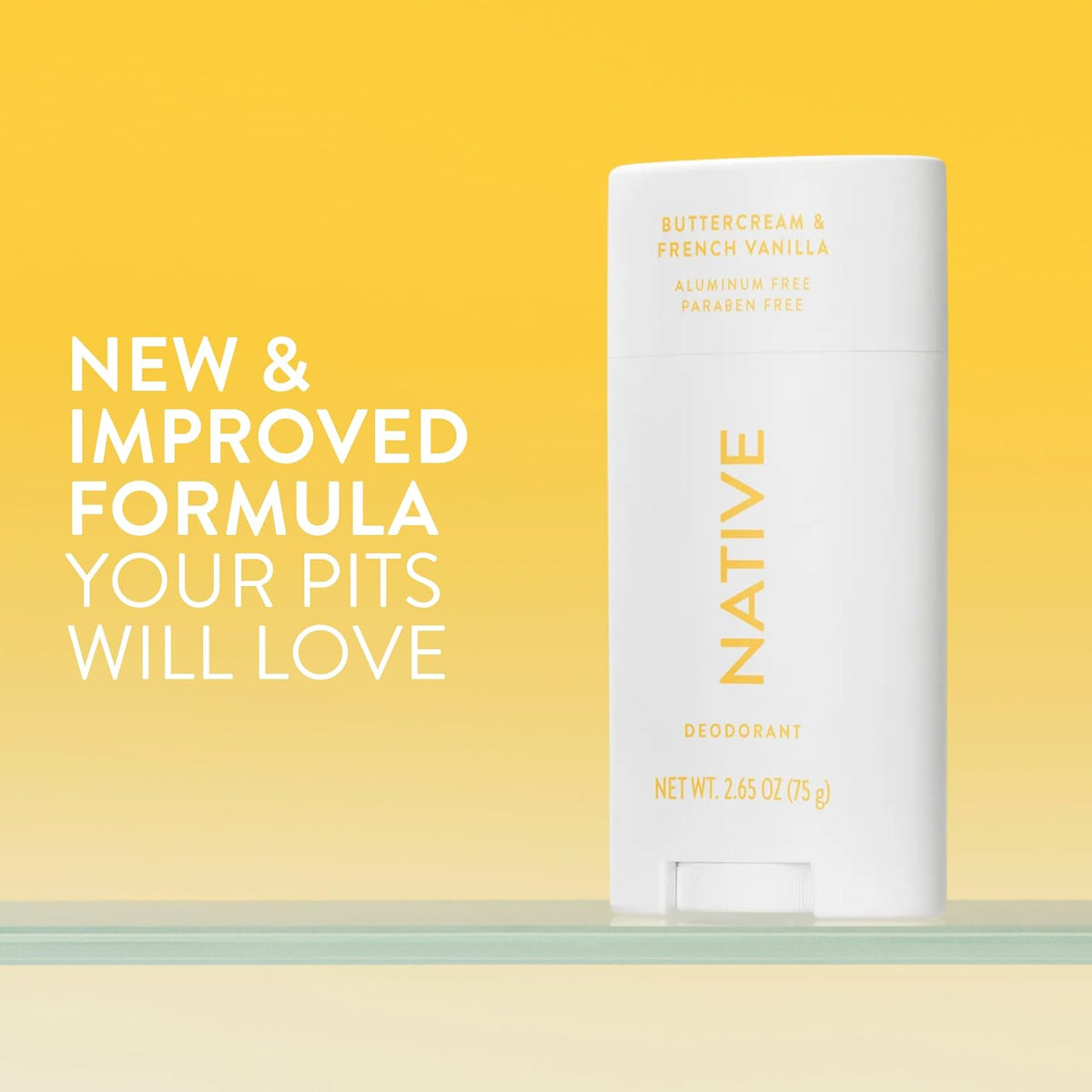 Native Aluminum-Free Deodorant for Women & Men, Coconut & Vanilla, 2.65oz