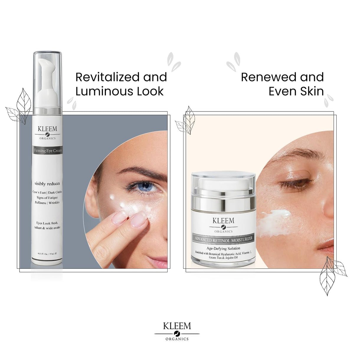 Kleem Organics Pro Collagen Anti Wrinkle Retinol Cream for Face