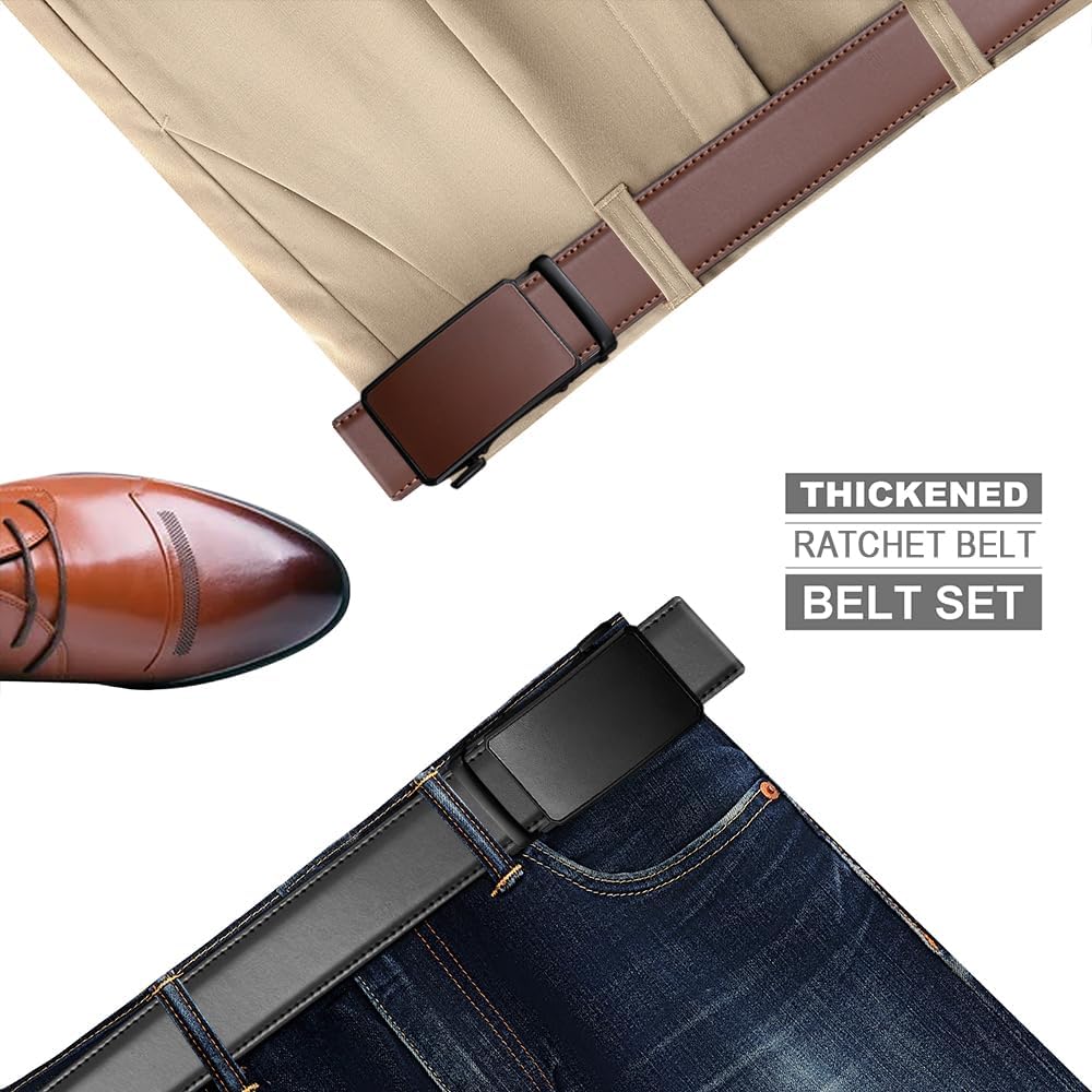 Belt Men,Ratchet Belt,Adjustable Design,Mens leather belt,Mens Belts Casual