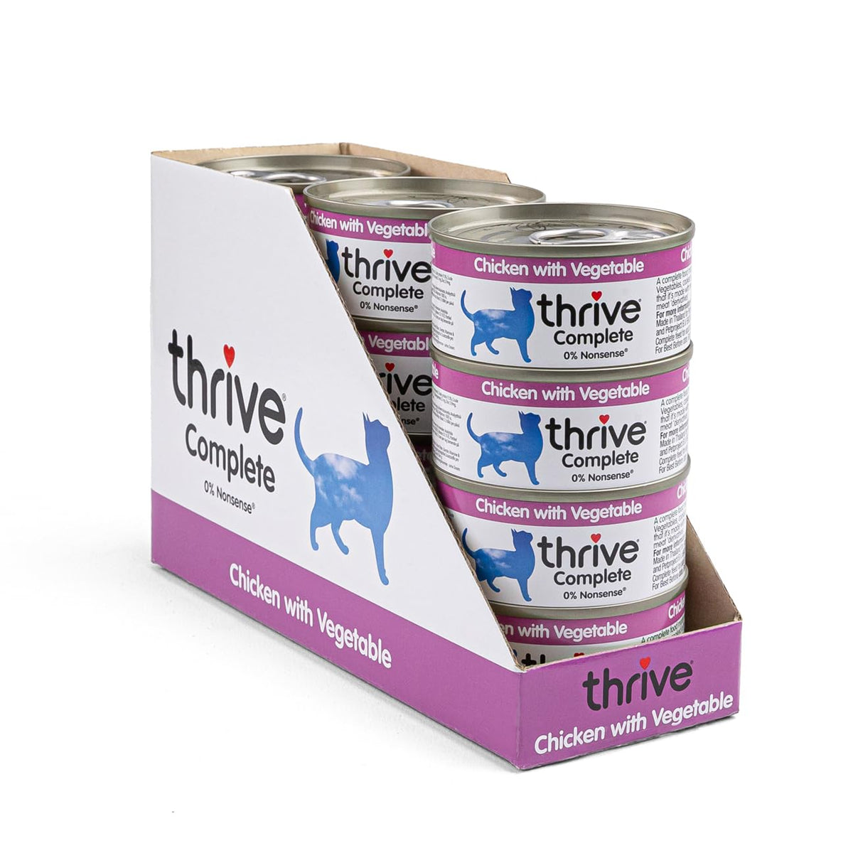 Thrive Complete Tuna with Salmon Wet Cat Food Cans – Adult & Senior – 6 x 75g
