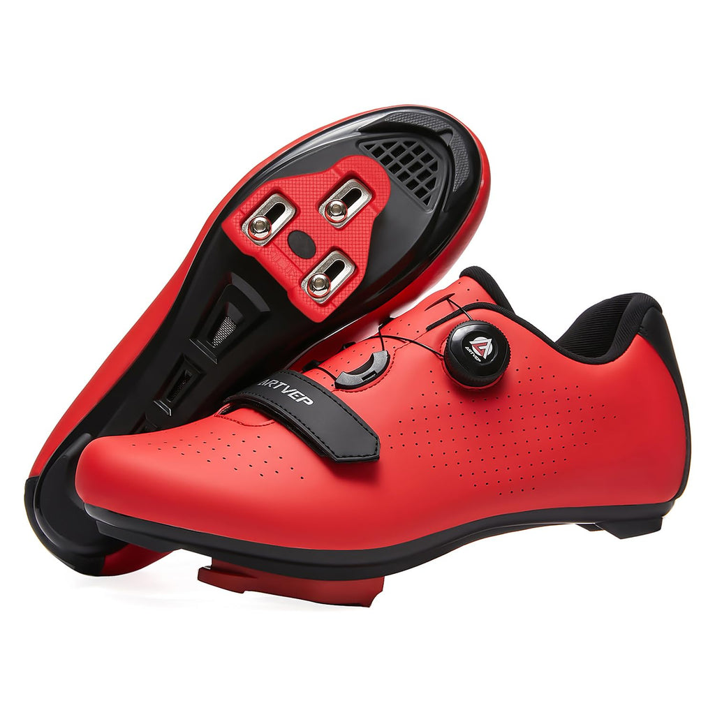 Women's Cycling Shoes for Men Road Bike Shoes Compatible with SPD and Delta Pedal Block Peloton Breathable Bicycle Shoes