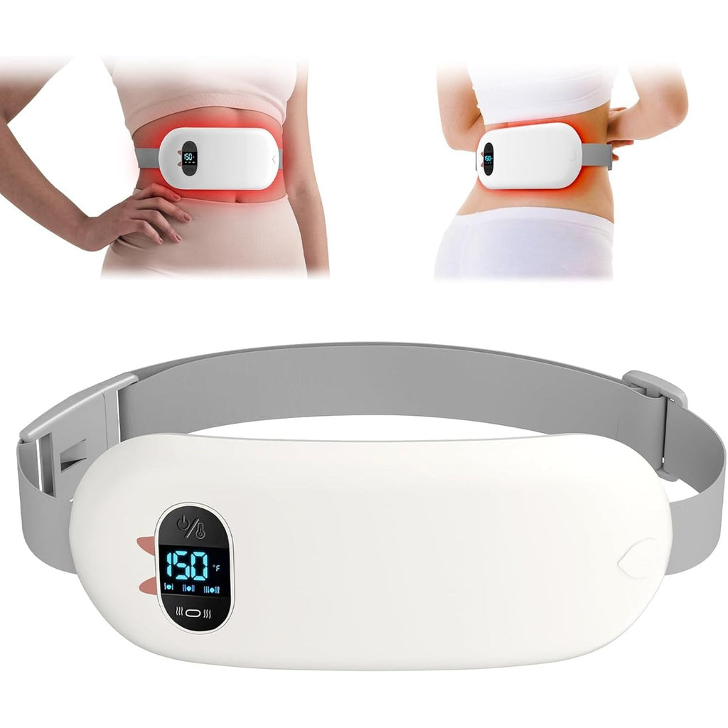 Heated Waist Belt 6 Heat Massage Modes Rechargeable USB Warm Wrap