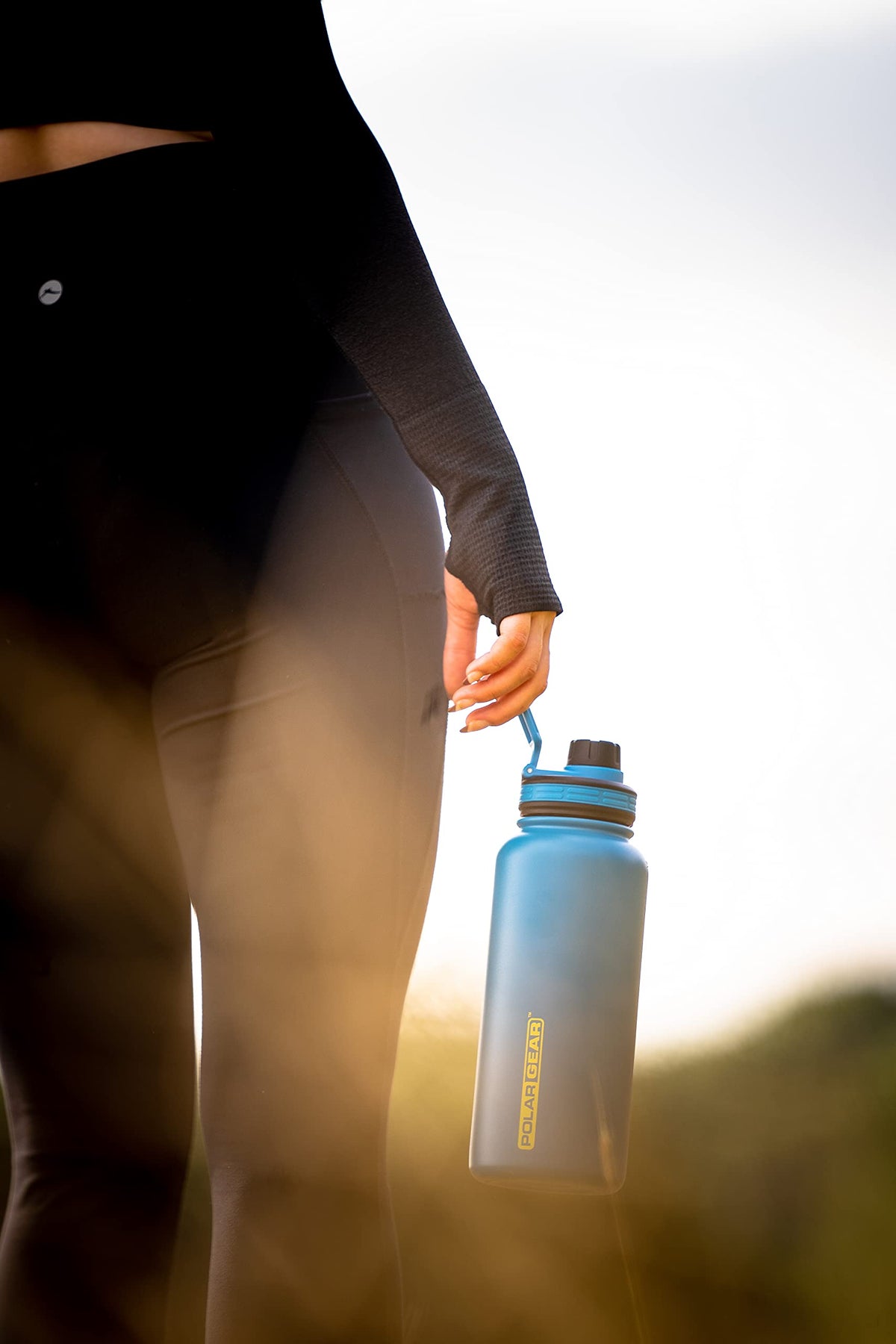 Polar Gear Insulated Water Bottle with Flip Straw - 800ml Wine
