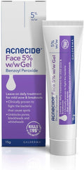 Acnecide Face Gel 5% Benzoyl Peroxide 15g
