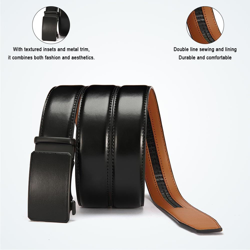 Belt Men,Ratchet Belt,Adjustable Design,Mens leather belt,Mens Belts Casual