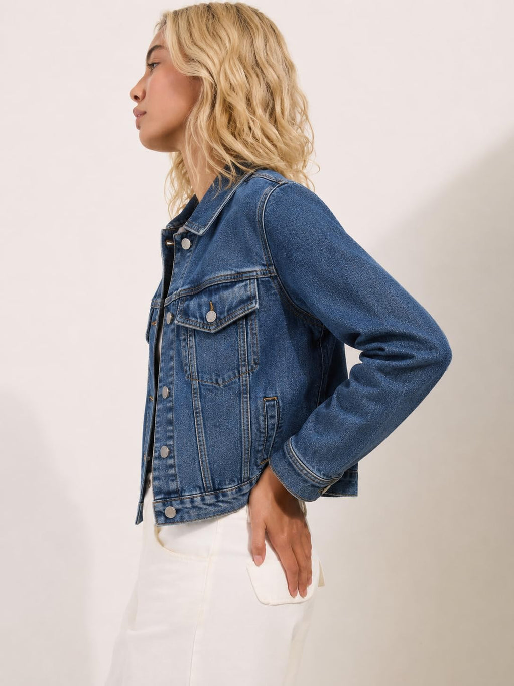 UC Ex High Street Brand Summer Denim Jackets Women, Ladies Button Up Jean Jacket
