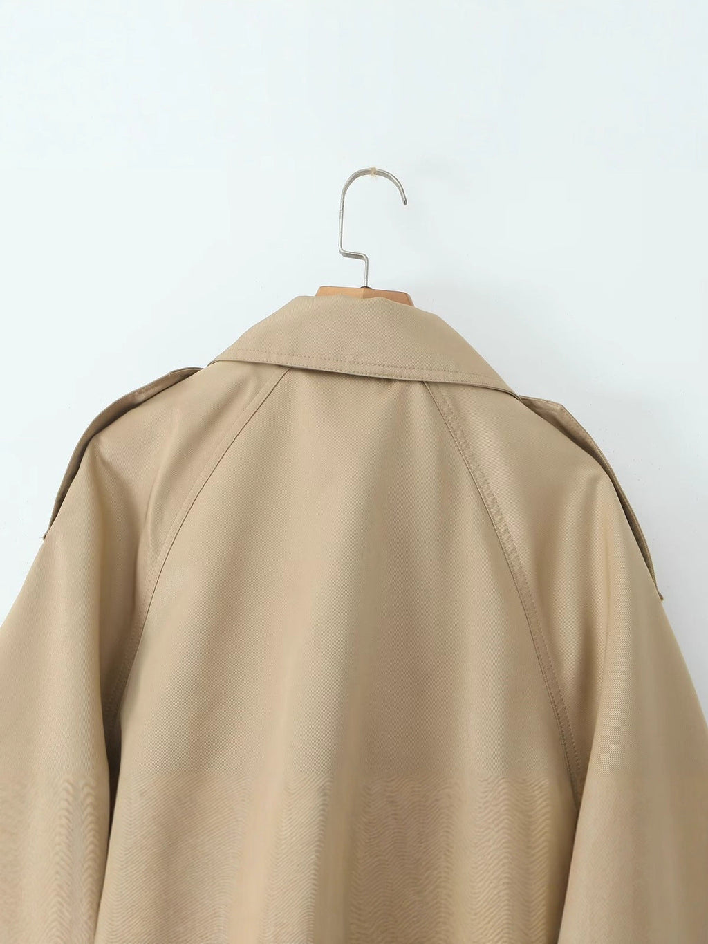 Autumn Elegant Double-breasted Mid-length Trench Coat