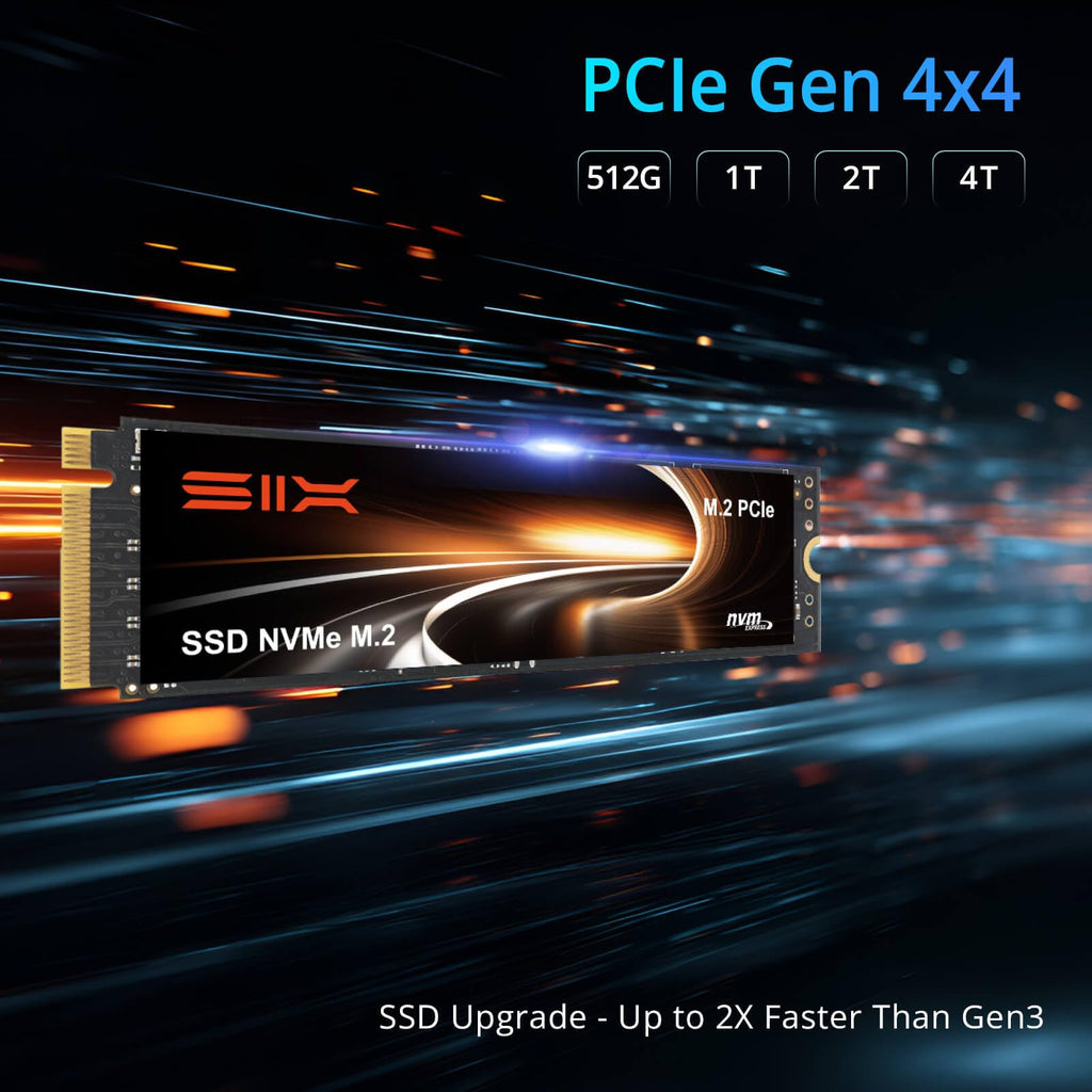 SIX NVME M.2 SSD PCIe 4.0-1TB m.2 2280 ssd, Read UP to 7350MB/s 1TB for Gaming PS5 Memory Storage Expansion with Heatsink, Internal Solid State Hard Drive PCIe gen 4x4 Nvme for Laptop Desktop pc