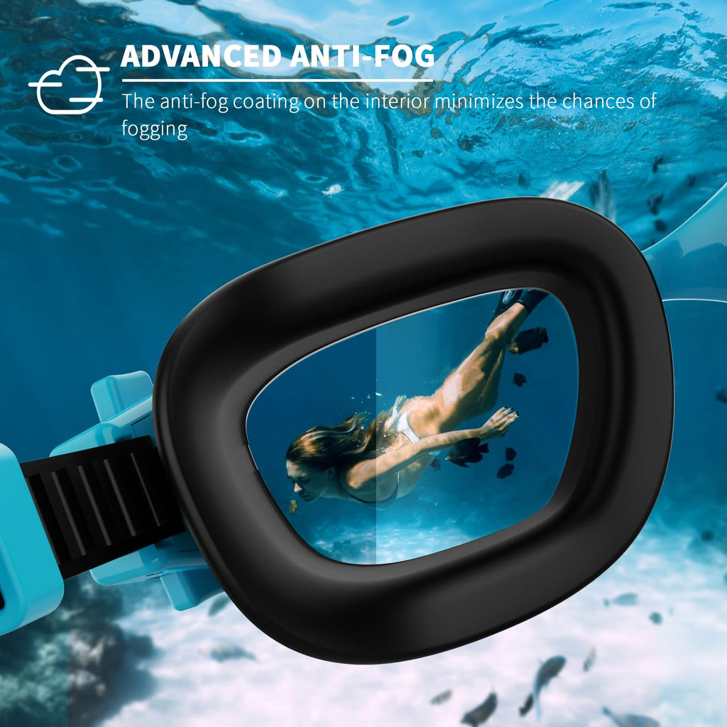 BEEWAY Kids Swimming Goggles for Boys Girls Age 6-14 Anti Fog & Leak Proof