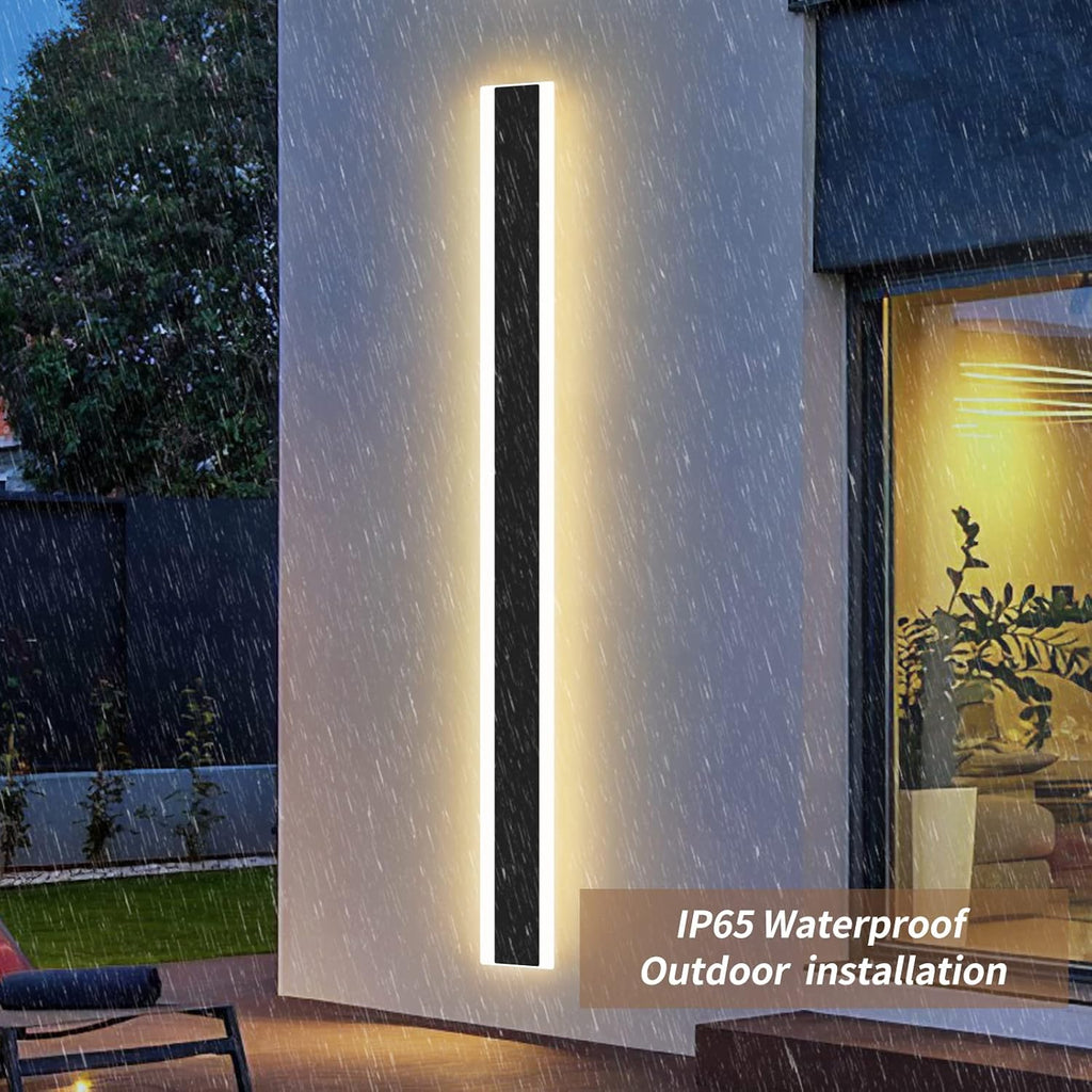 LED Outdoor Wall Light 80cm 31W Warm White 3000K Modern Acrylic Mikeru