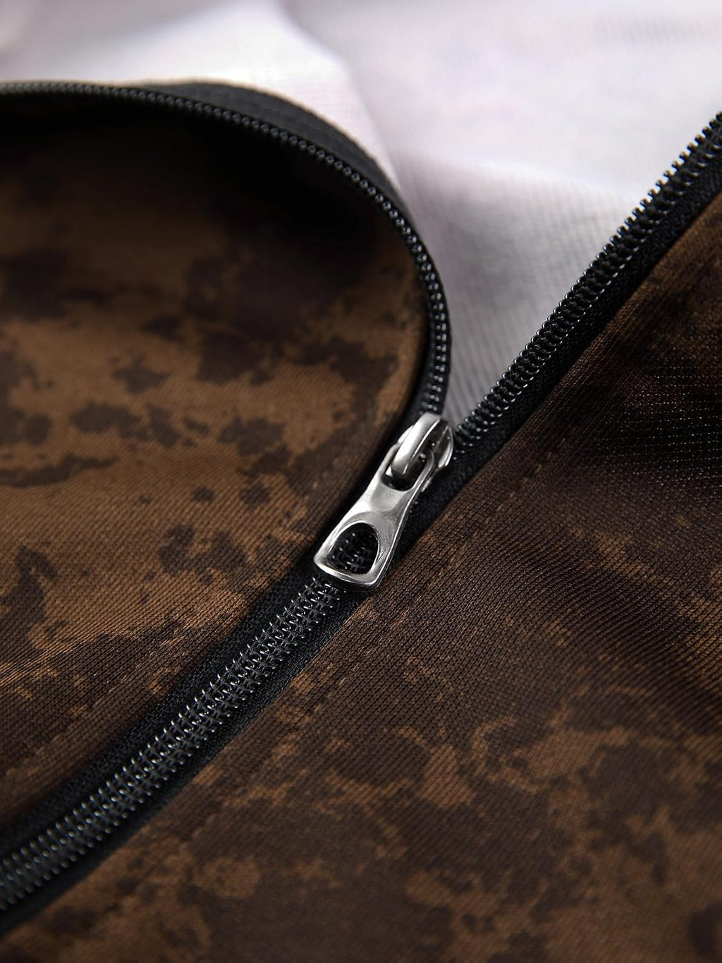 Men's Spring/Autumn Thin Long-Sleeved Pocket Tie-Dye Camouflage Zipper Hooded Sweatshirt Fashionable Casual Sports Tops