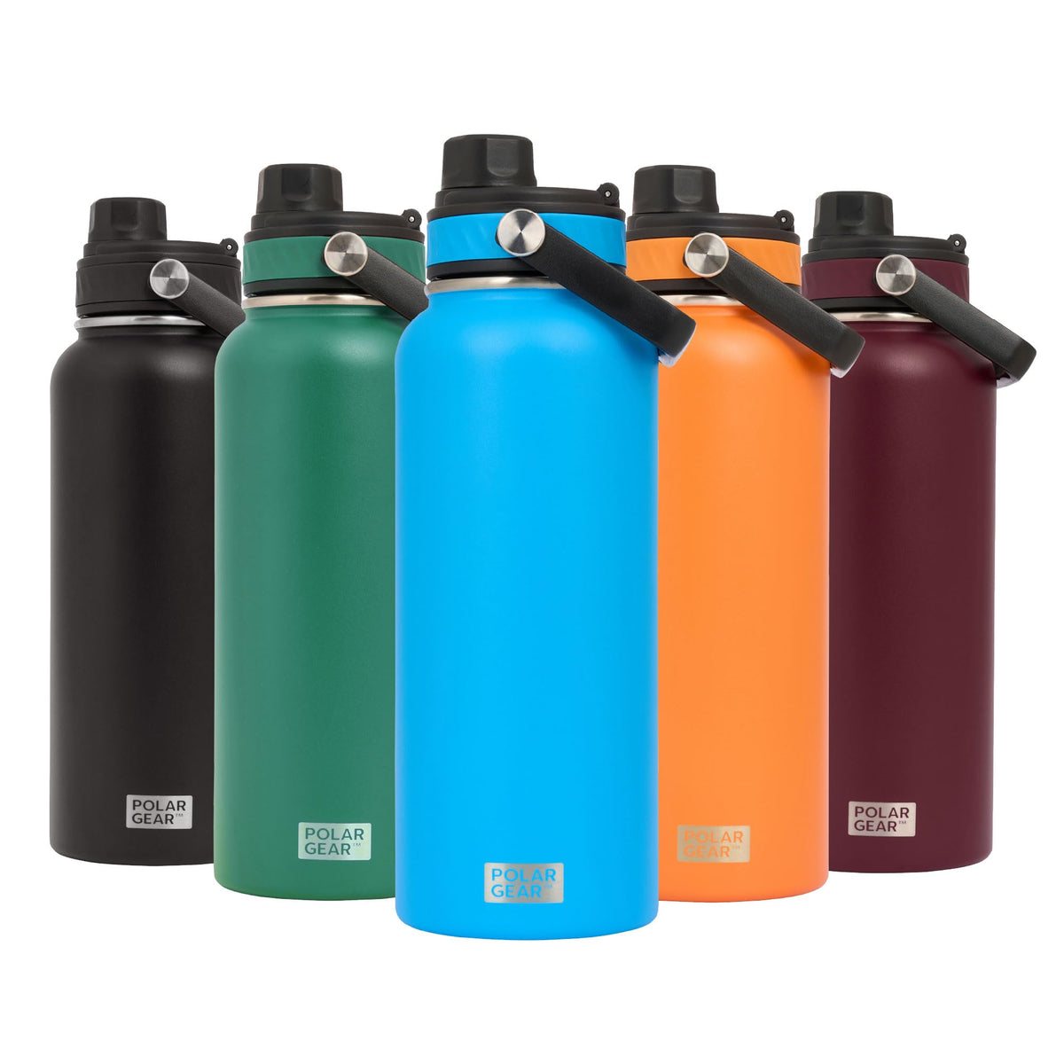 Polar Gear Insulated Water Bottle with Flip Straw - 800ml Wine