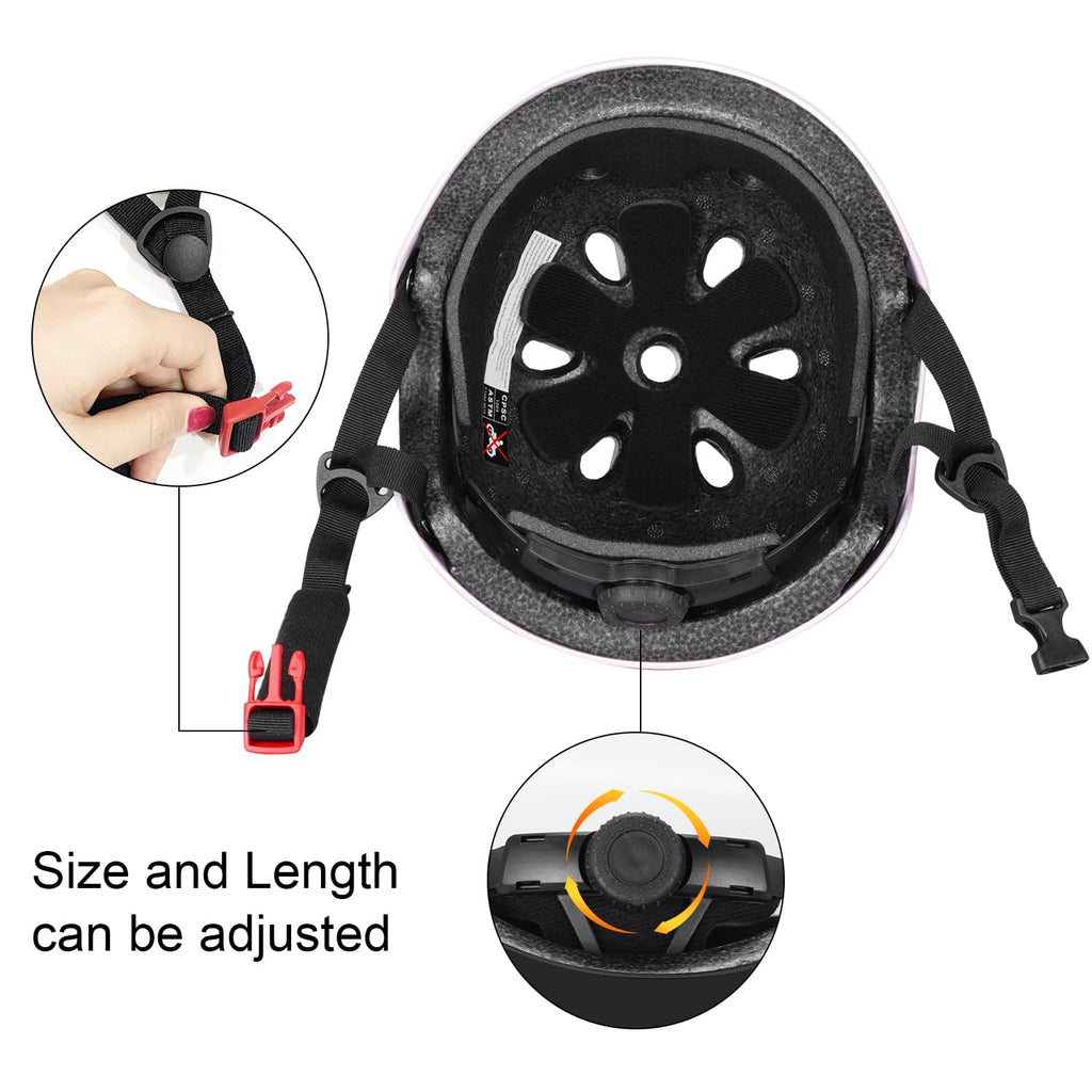 Besttravel Kids Helmet, Toddler Helmet Adjustable Toddler Bike Helmet Ages 3-8 Years Old Boys Girls Multi-Sports Safety