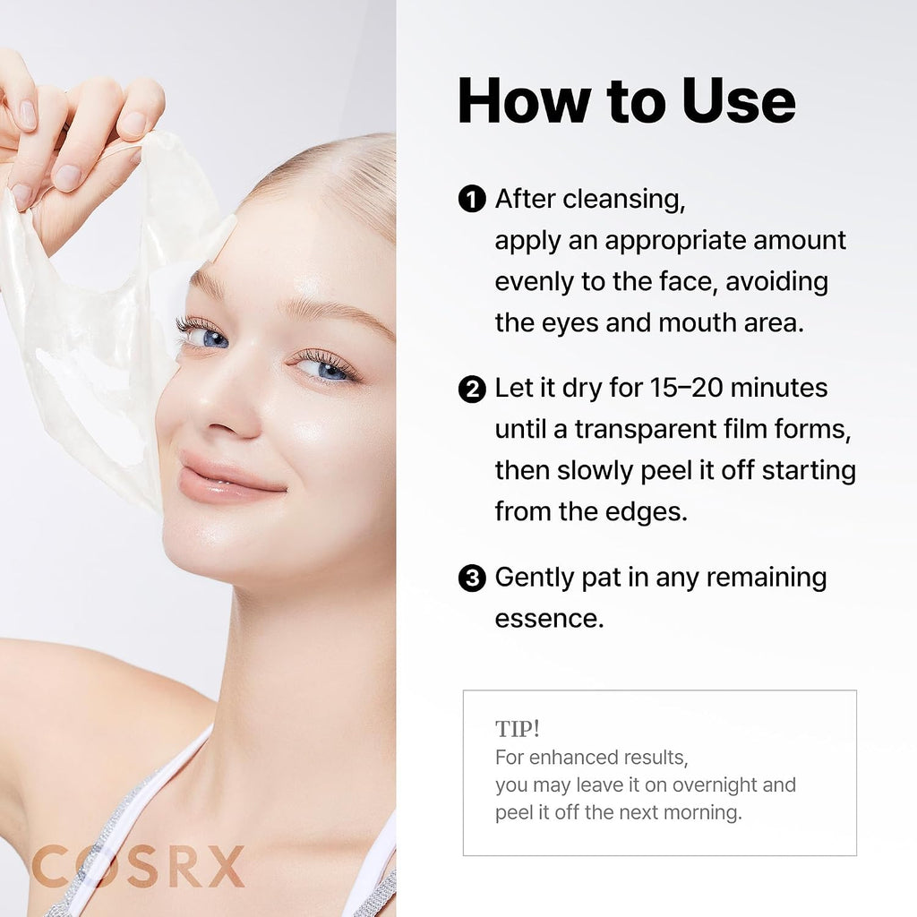 COSRX PDRN Exosome Skinplaning Glaze Mask 50ml (Brush Included)
