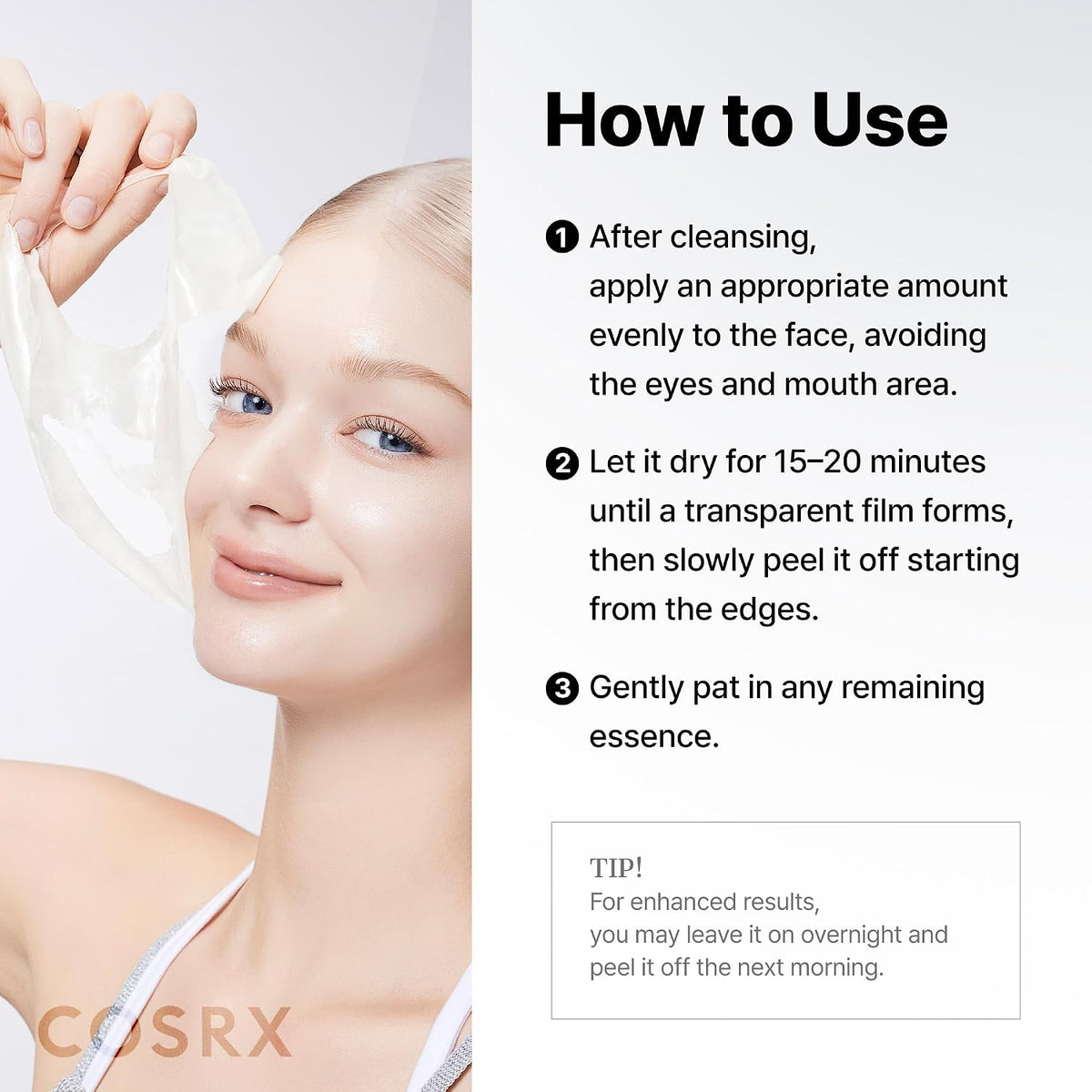 COSRX PDRN Exosome Skinplaning Glaze Mask 50ml (Brush Included)