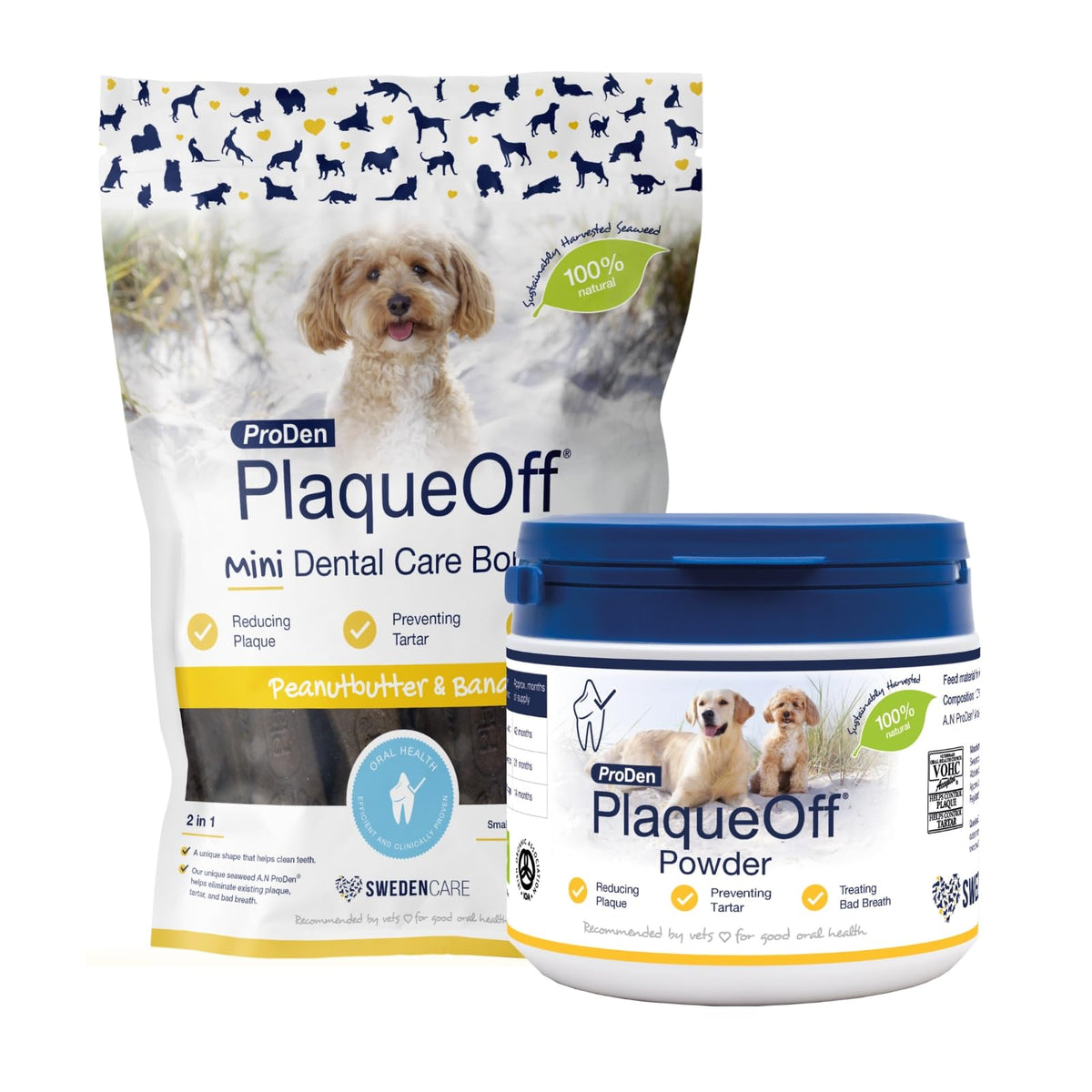ProDen PlaqueOff 180g Powder for Dogs - VOHC Accepted 18-Month Supply
