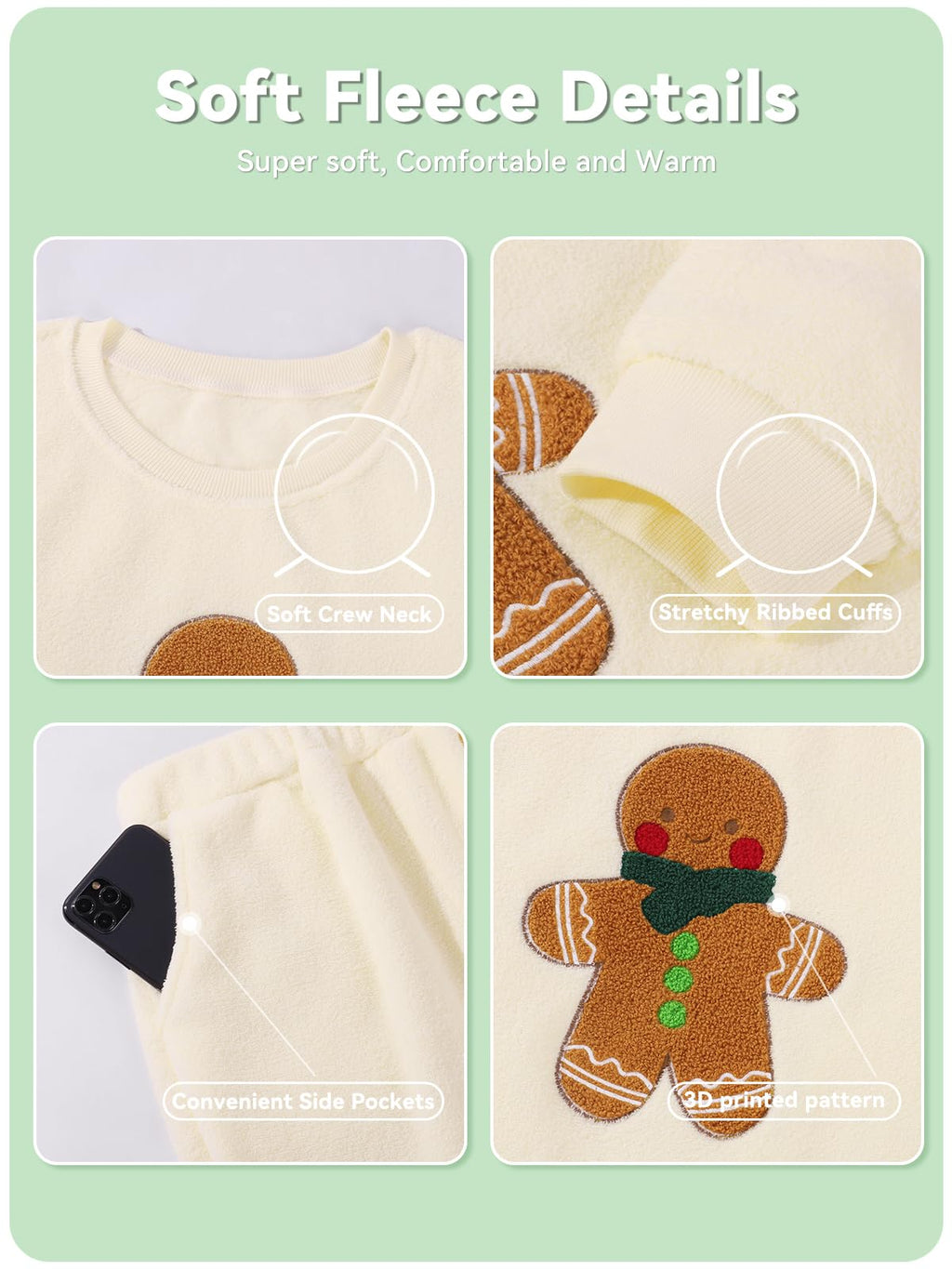 URMAGIC Girls' 2-piece Outfits Clothes Pants Tops Set Sweatpant Sweatshirt