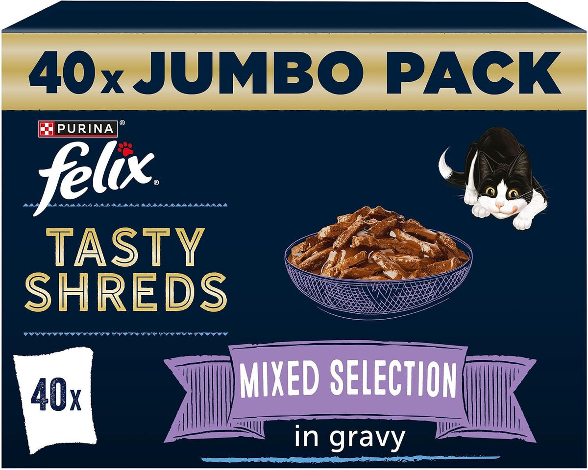 FELIX Soup Tender Strips Farm Selection Wet Cat Food 6x48g (Pack of 8)